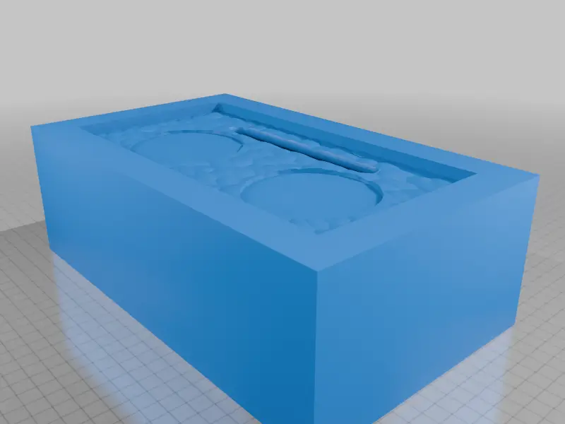 Tissue box with Plant — modelo 3D