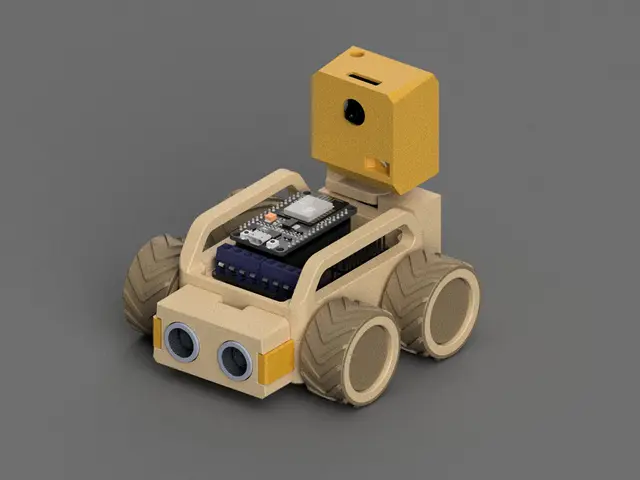 Node Robot Platform - SMARS inspired using ESP8266 — modelo 3D