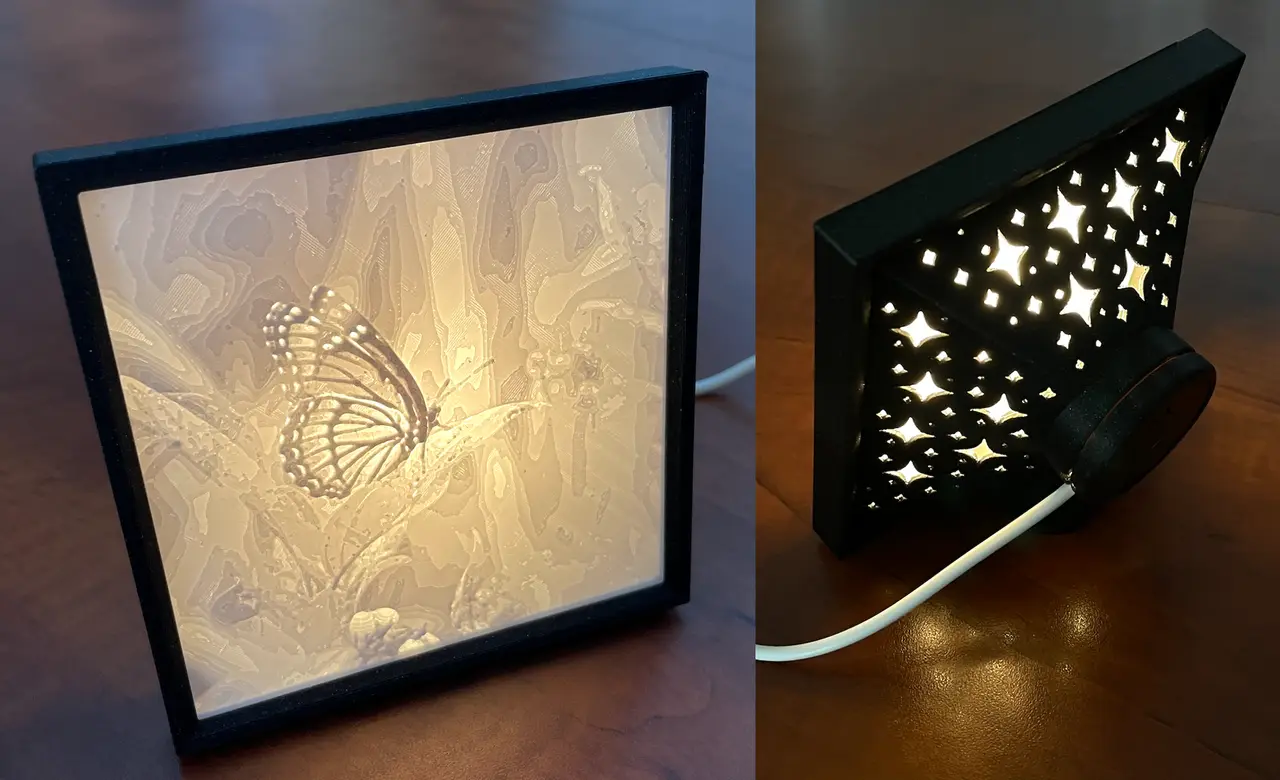 Fancy Lithophane Frame — modelo 3D