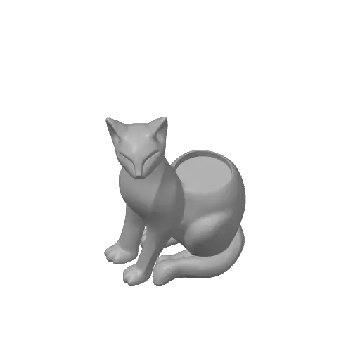 Moonlight Cat LED Candle Holder - Elegant & Minimalist Decor — modelo 3D
