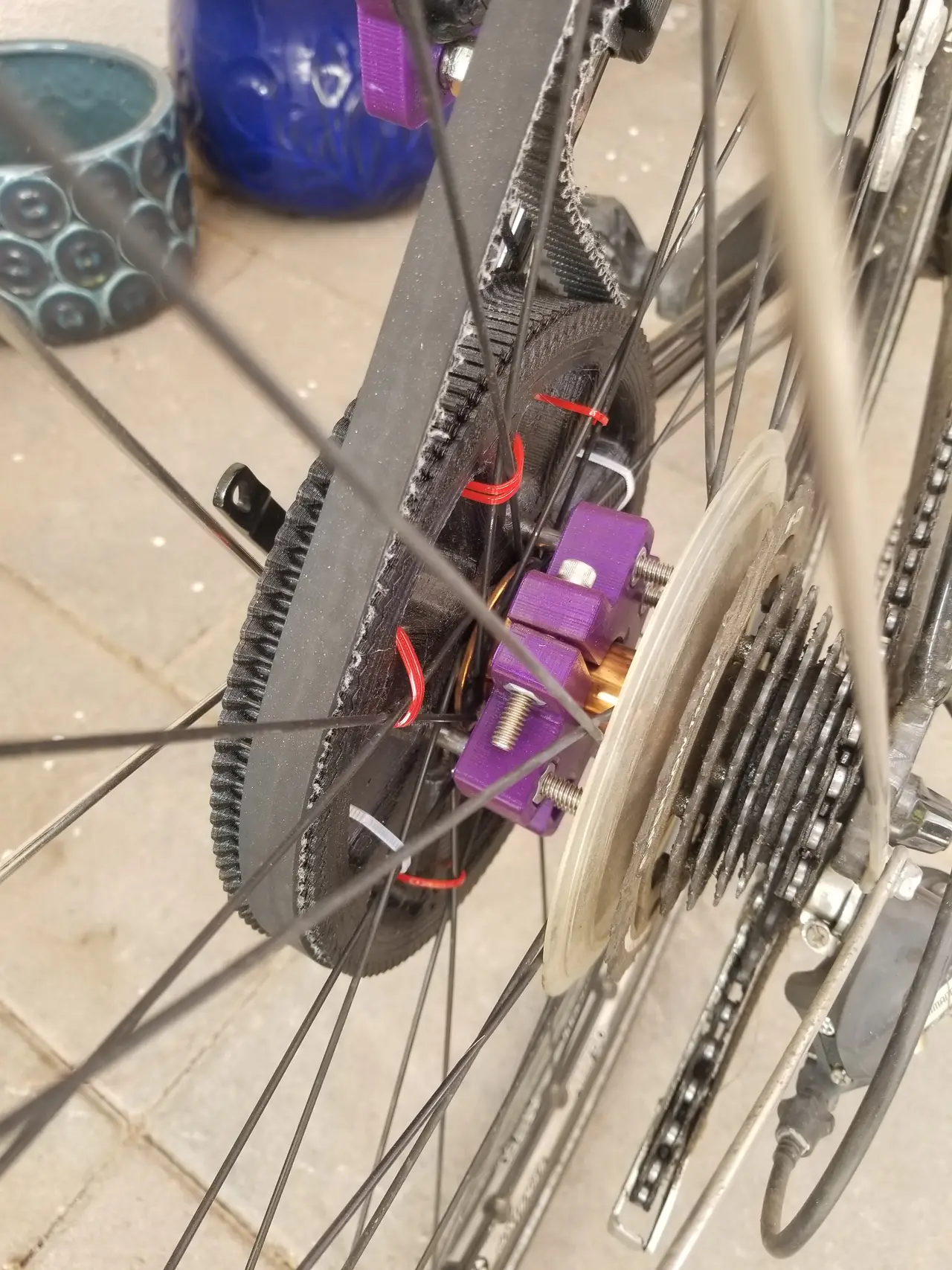 Hub Clamp for DIY ebike — modelo 3D