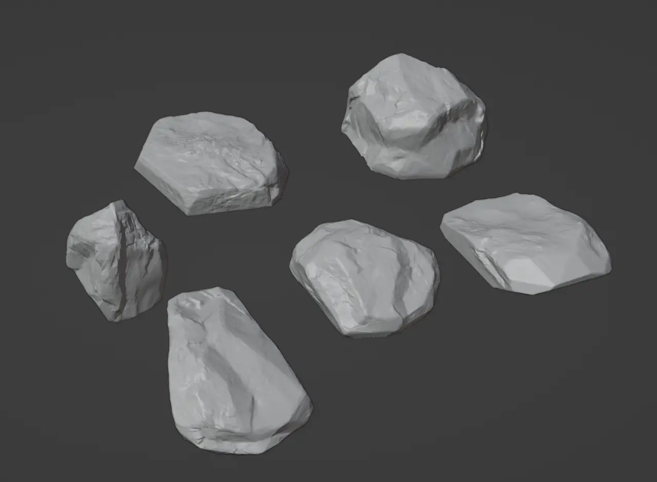 Small Rocks for Bases — modelo 3D