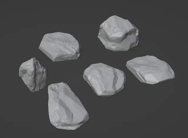 Small Rocks for Bases — modelo 3D