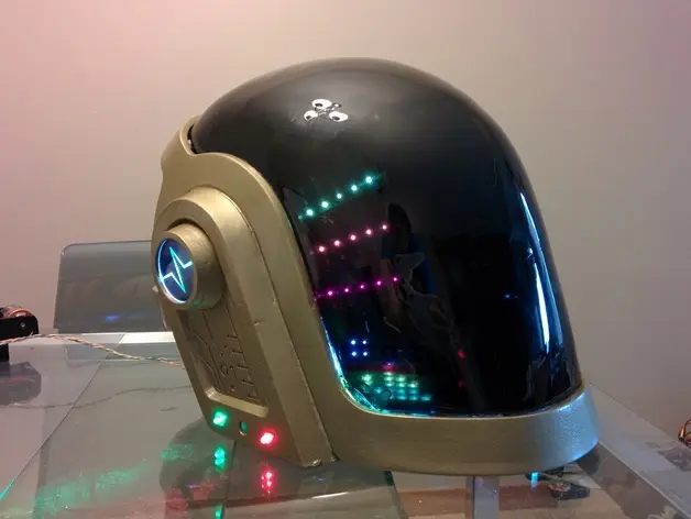 Daft Punk Guy Manuel Helmet (wearable) — modelo 3D
