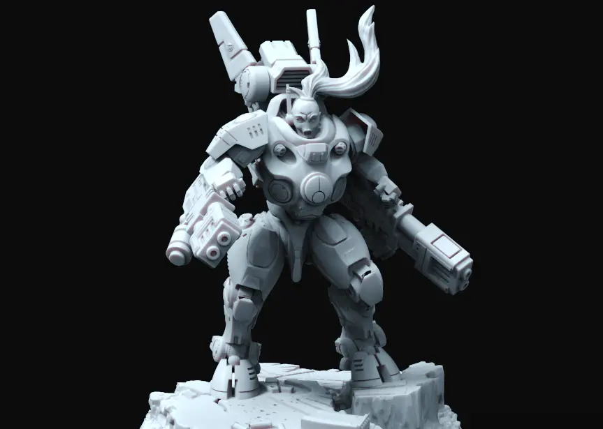 Kitten's stealthy waifu — modelo 3D