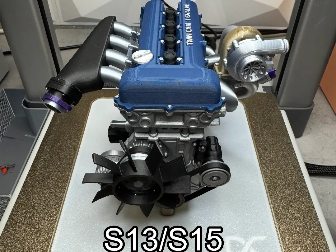 Tribute to the legendary SR20 Engine (Fanmade) — modelo 3D