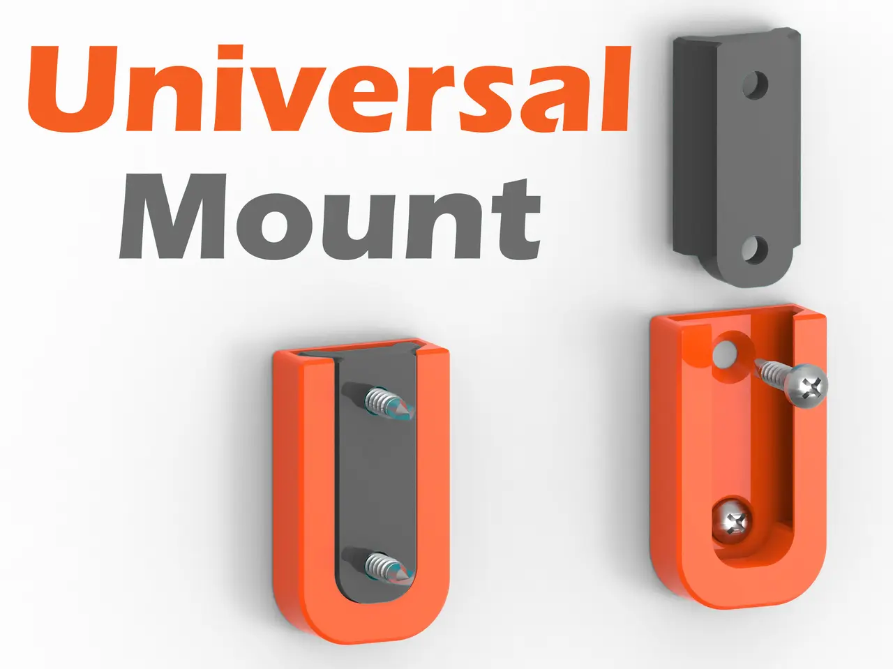 Strong Universal Wall Mount — modelo 3D