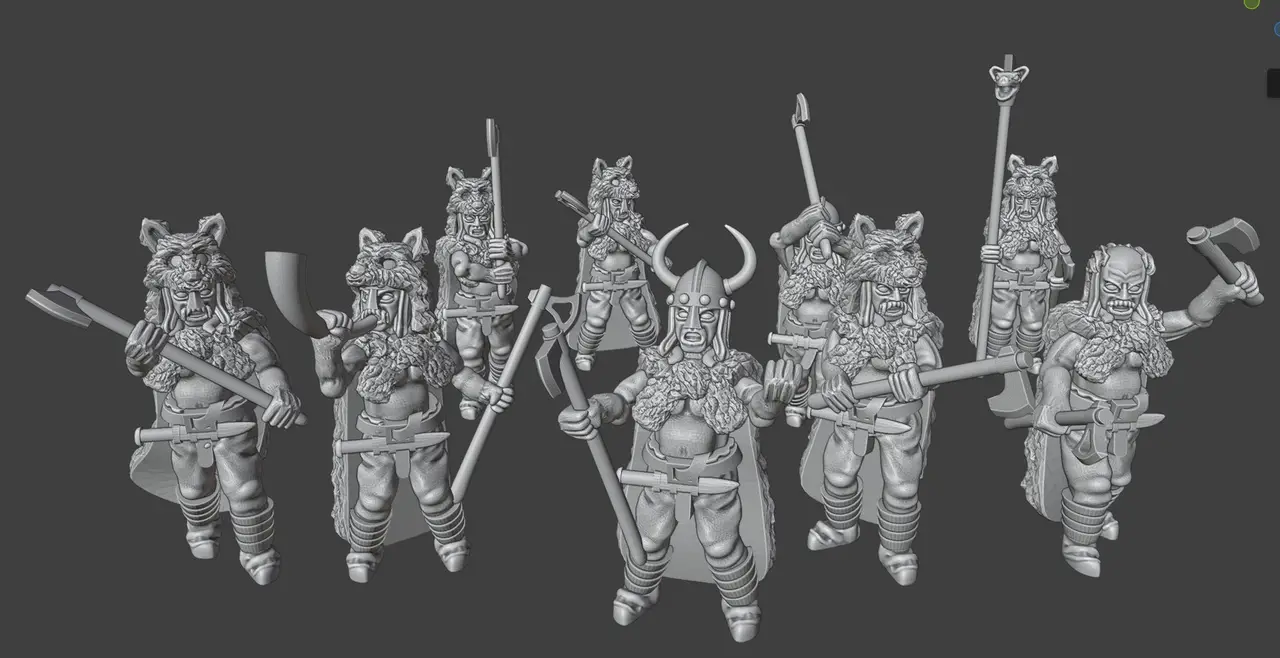 Skanderan Berserkers — modelo 3D