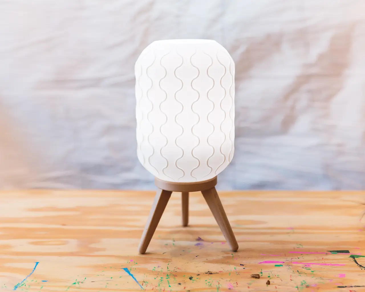 mid-century modern lamp — modelo 3D