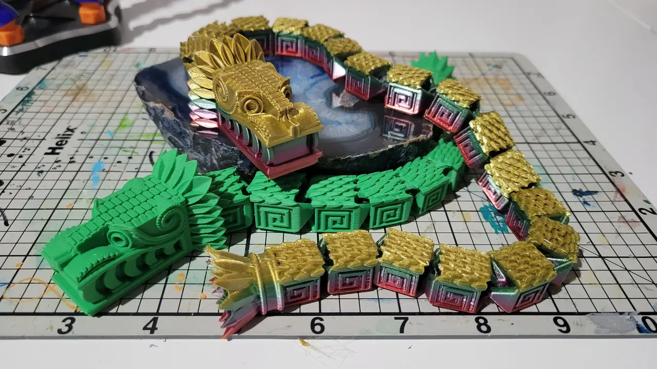 Articulated Quetzalcoatl (updated) — modelo 3D