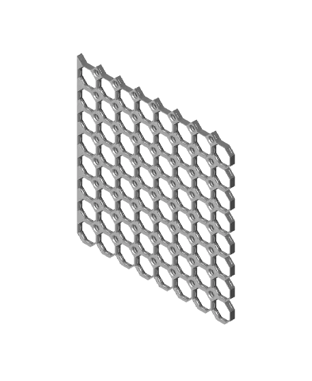 8x8 MU - Right Grid Interfitted - MultiBoard Octagon Plate — modelo 3D