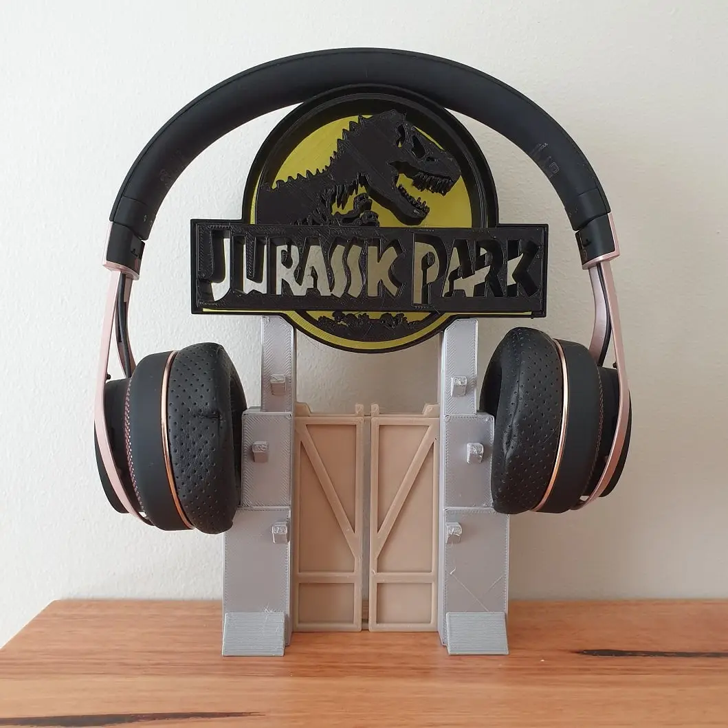 Jurassic Park Headphone Stand or Ornament — modelo 3D