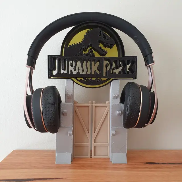 Jurassic Park Headphone Stand or Ornament — modelo 3D