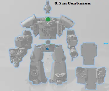 McFarlane 8.5" Centurion with Articulation — modelo 3D