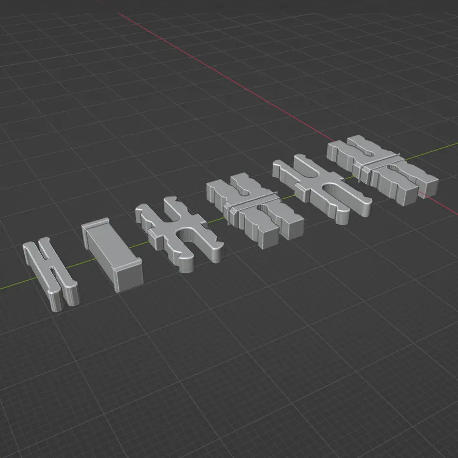 Clip Libre — modelo 3D