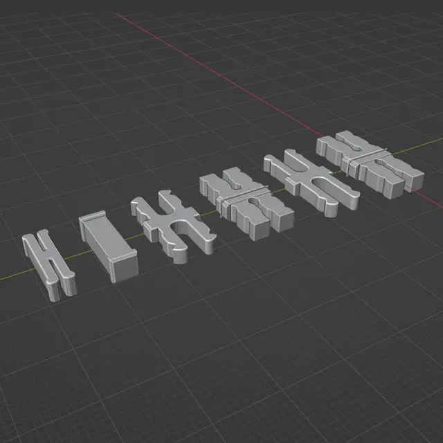 Clip Libre — modelo 3D