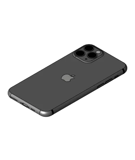 Apple iPhone 11 Pro — modelo 3D
