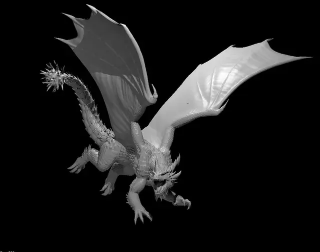Desert Dragon — modelo 3D