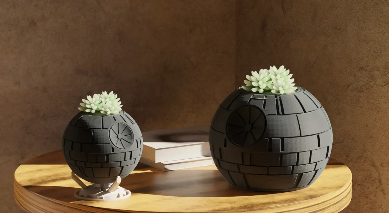 Death Star - Star Wars Pot Plant — modelo 3D