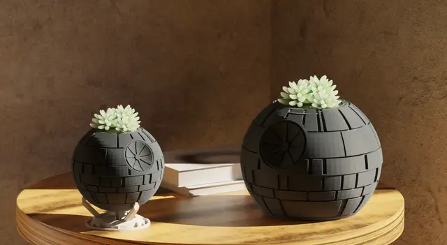 Death Star - Star Wars Pot Plant — modelo 3D