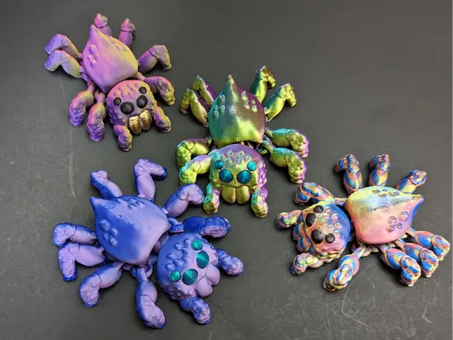 Articulated Jumping Spider — modelo 3D