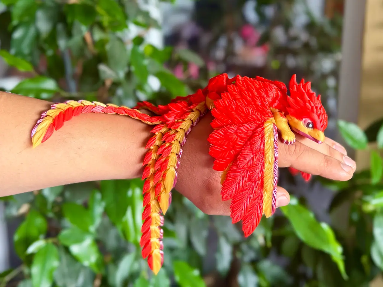 Flexi Phoenix Dragon – Articulated Fantasy Dragon — modelo 3D