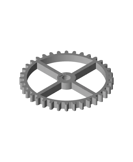 Fully 3D Printed Mechanical Clock — modelo 3D
