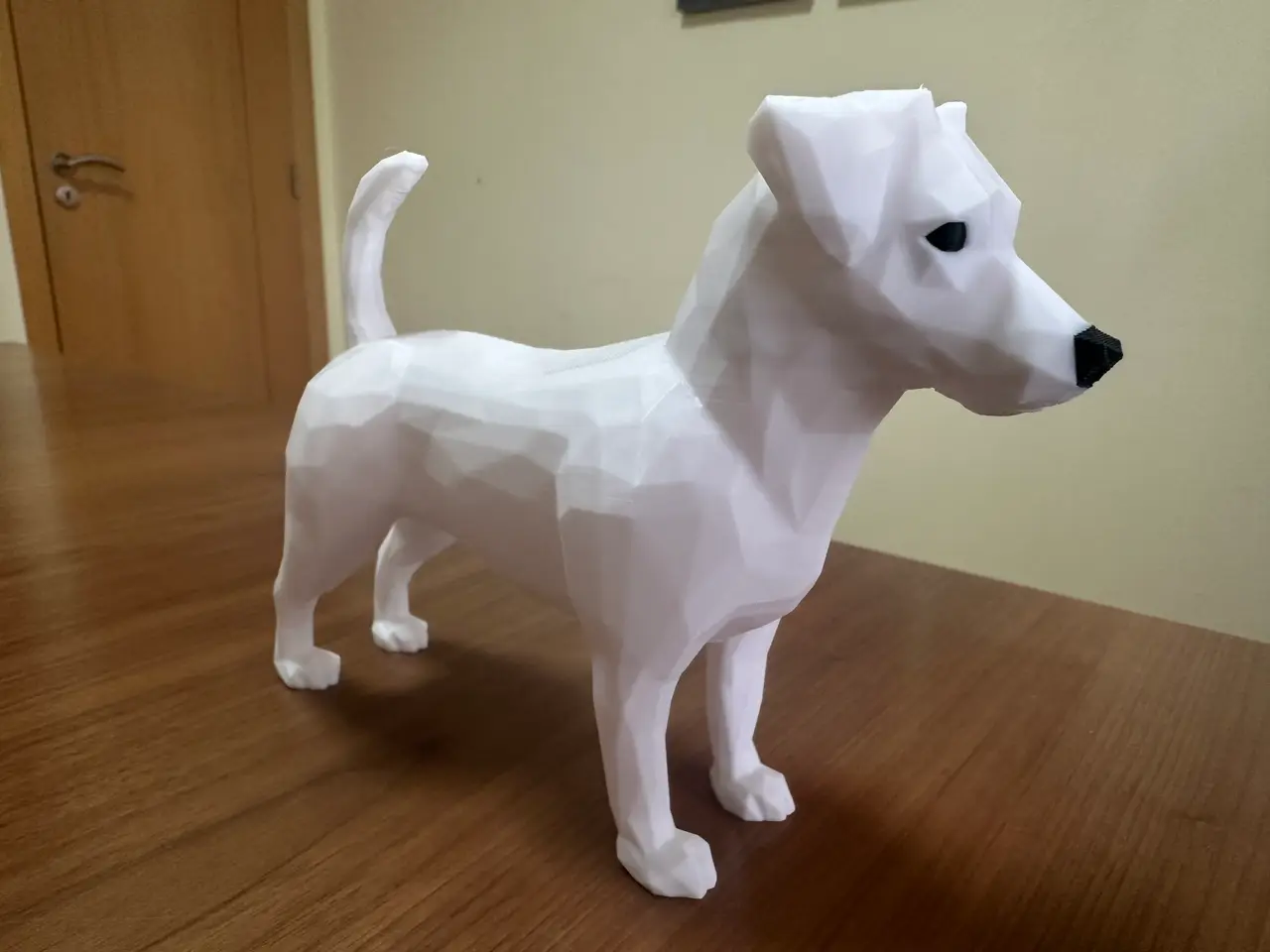 Low Poly Jack Russel Terrier Dog — modelo 3D