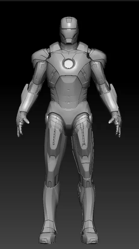 Iron Man Mk7 — modelo 3D