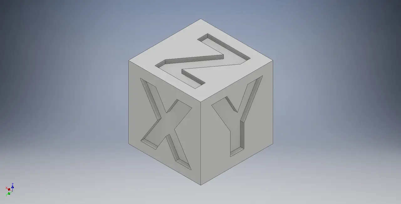 Calibration Cube — modelo 3D