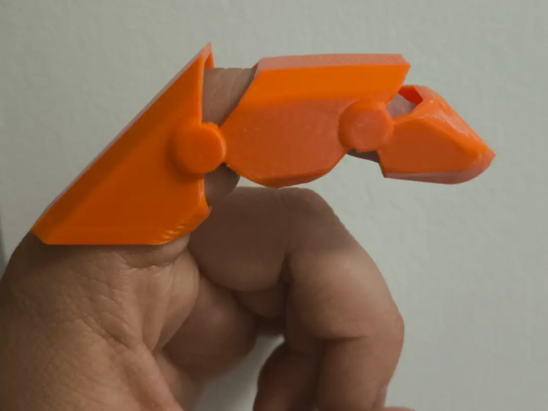 赛博朋克扳指(手指上的铠甲) — modelo 3D