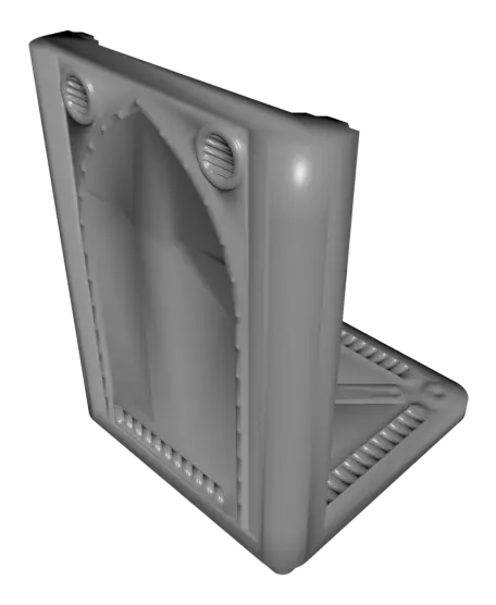 Gridfinity Grimdark Spaceship Kit for Tabletop RPGs - Modular Building System — modelo 3D