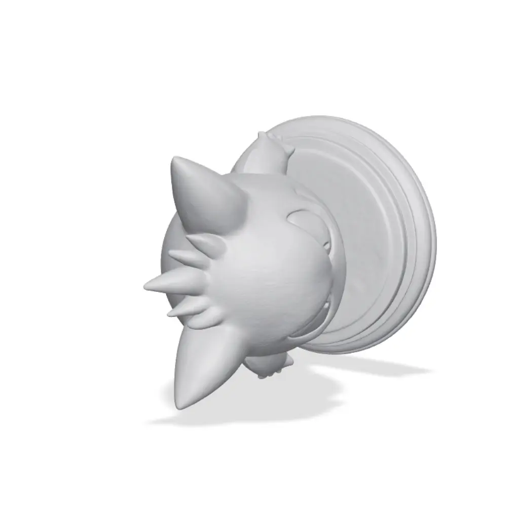 Chibi Gengar Pokemon | Multicolour & Single Colour — modelo 3D
