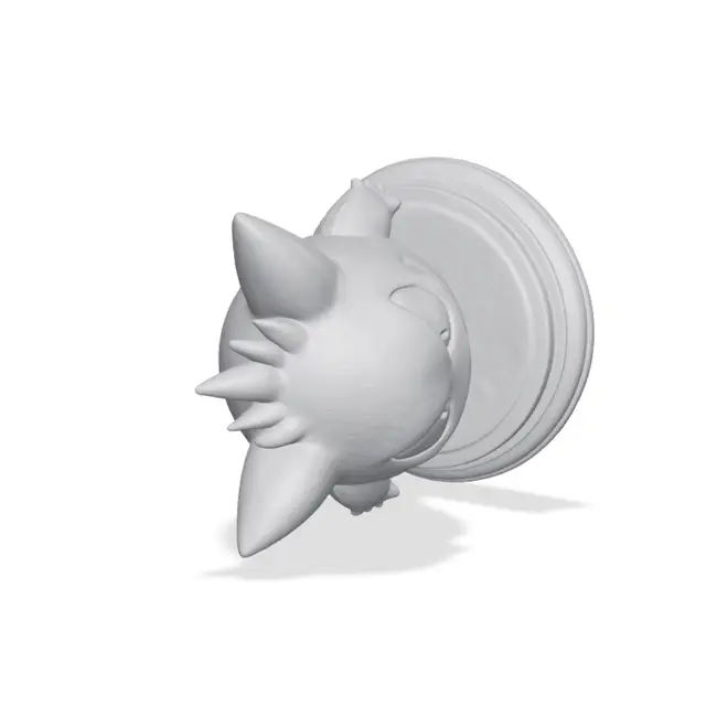 Chibi Gengar Pokemon | Multicolour & Single Colour — modelo 3D