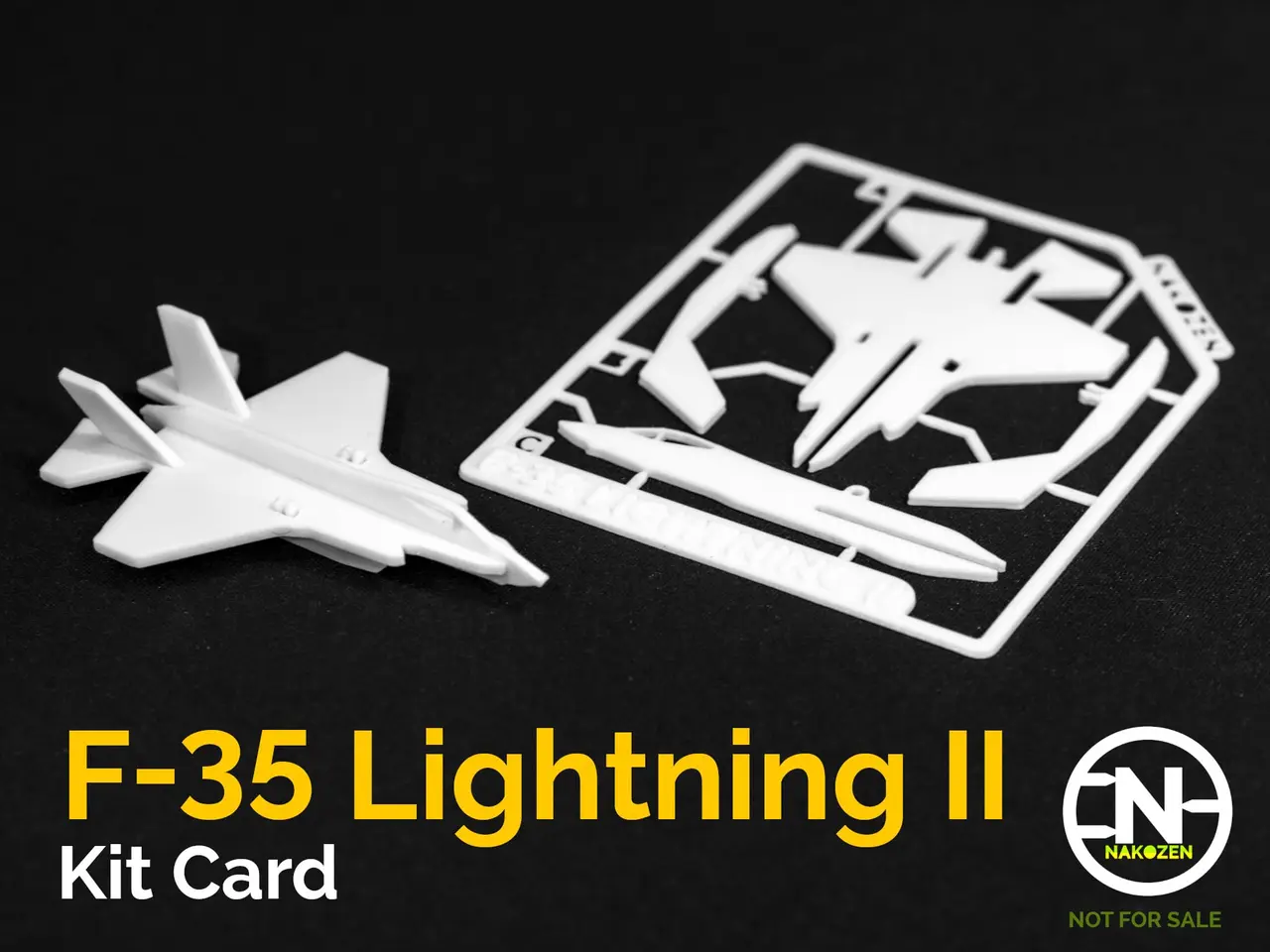 F-35 Lightning II Kit Card — modelo 3D