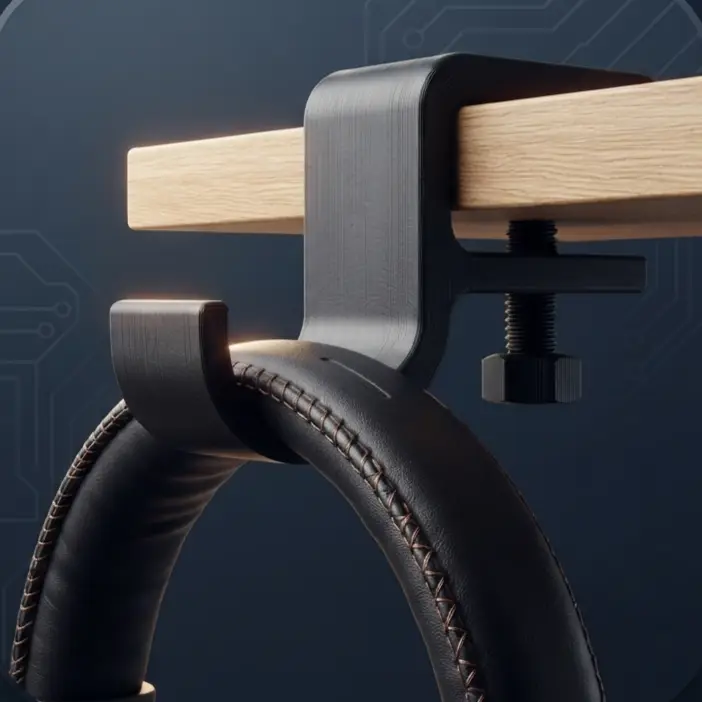 headphones hanger (no support) — modelo 3D