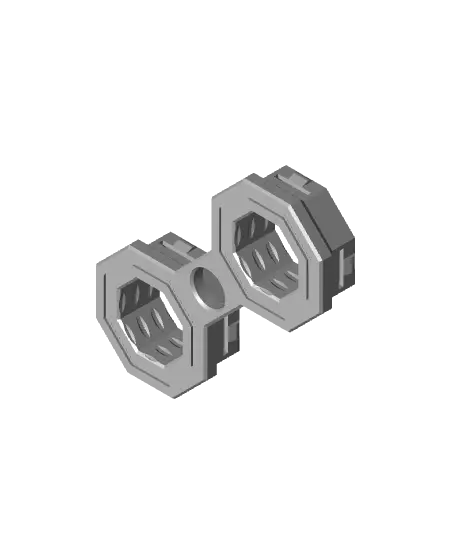 Diagonal Raised Snap — modelo 3D