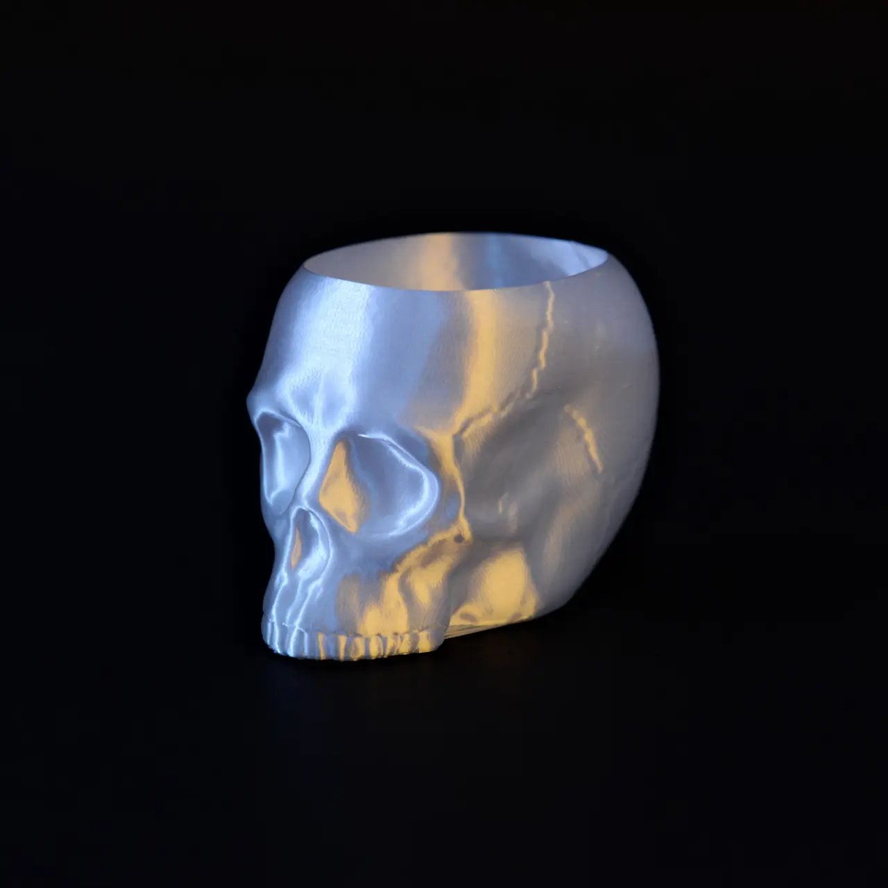 Grim Skull Vase — modelo 3D