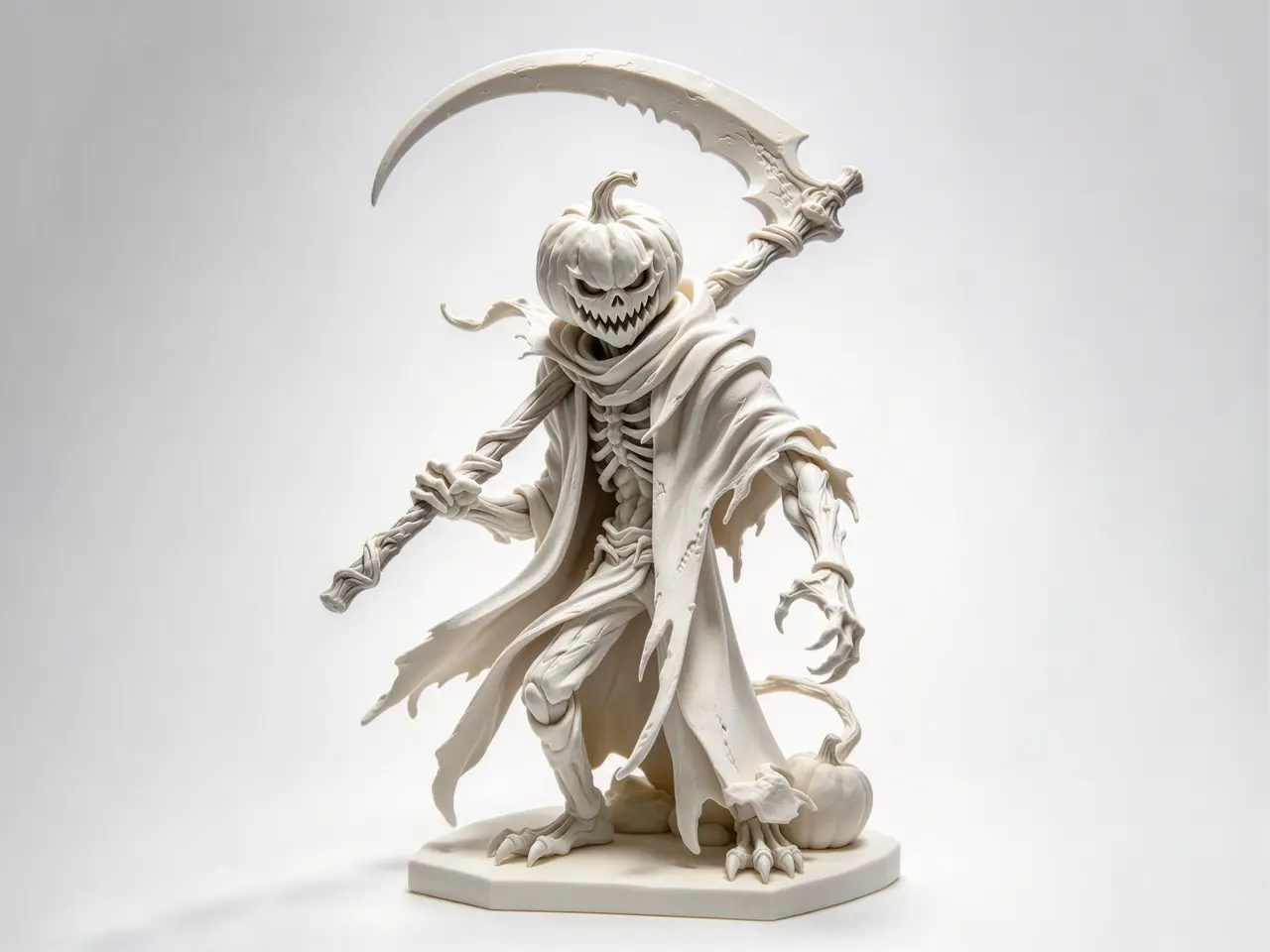 暗黑万圣节・南瓜死神 — modelo 3D