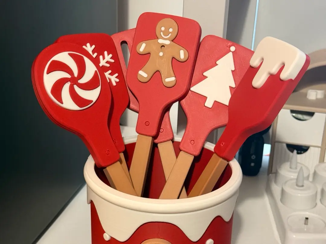 Christmas Kitchen Utensil Set | 6 Festive Designs — modelo 3D