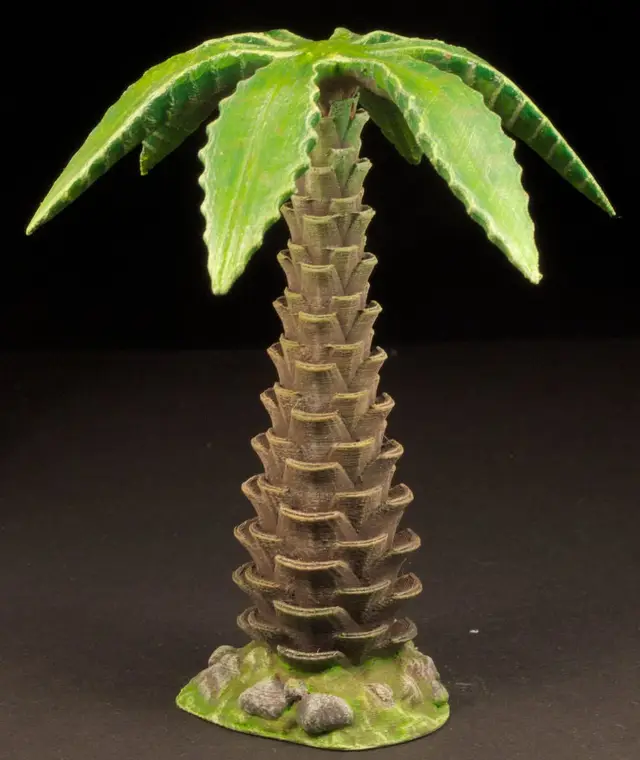 Tabletop plant: Palm Tree (01) — modelo 3D