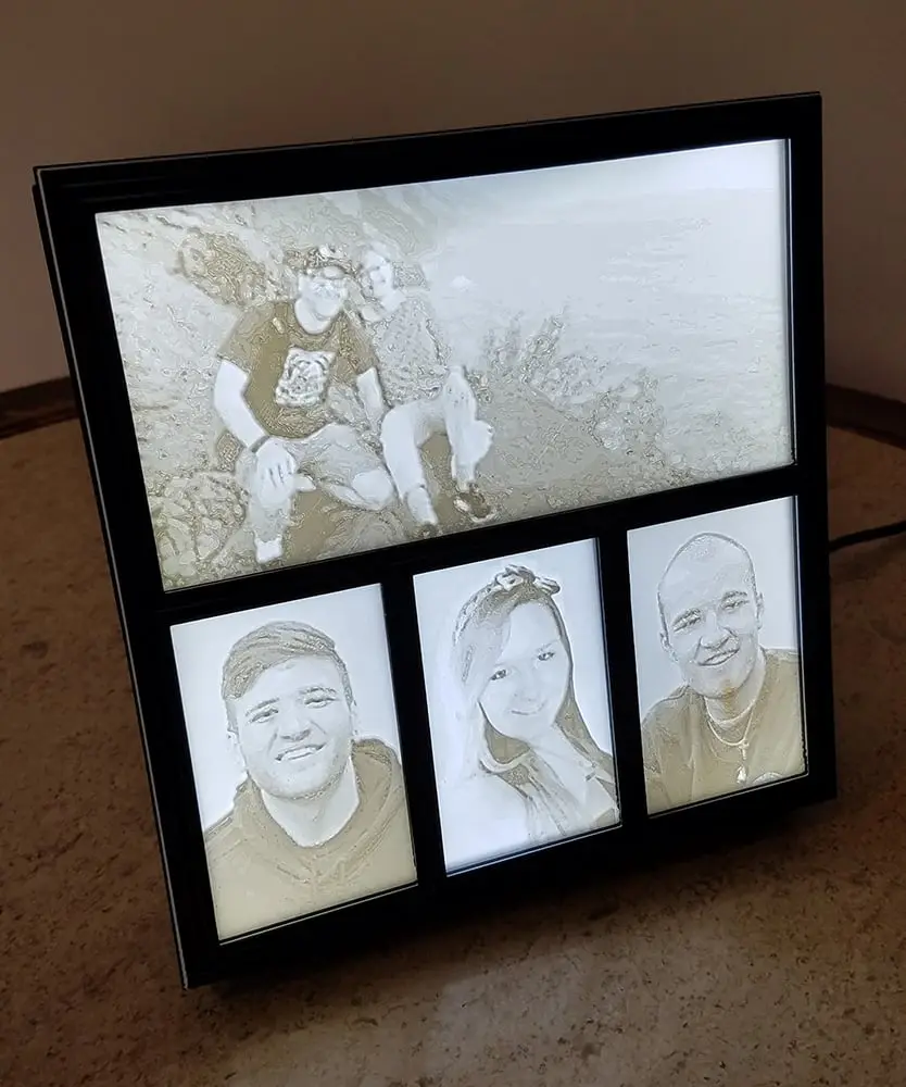 Lithophane Light Box Frame — modelo 3D