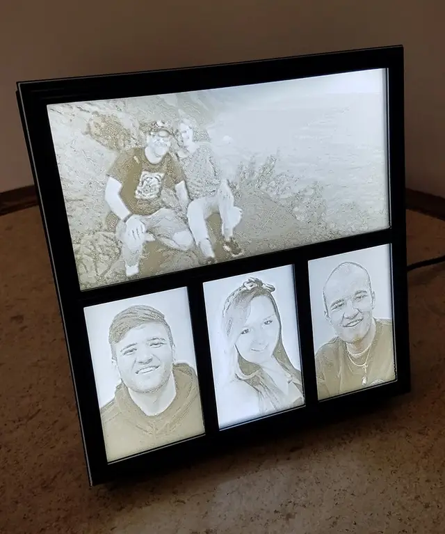 Lithophane Light Box Frame — modelo 3D