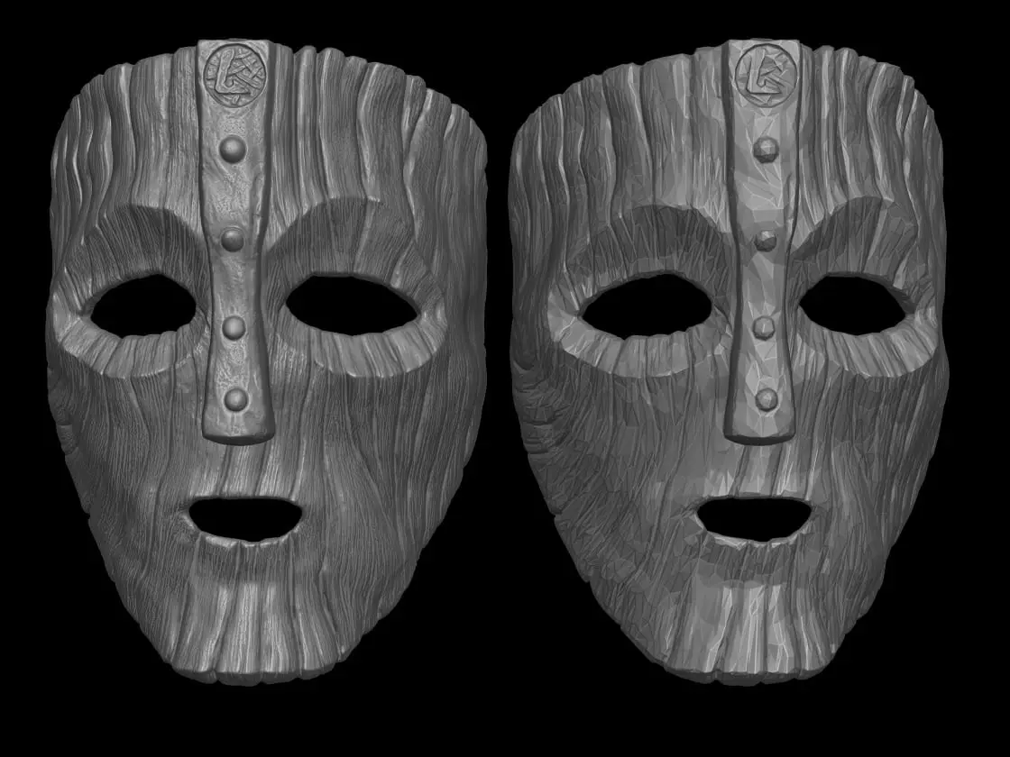 Loki mask from the movie "The Mask" — modelo 3D