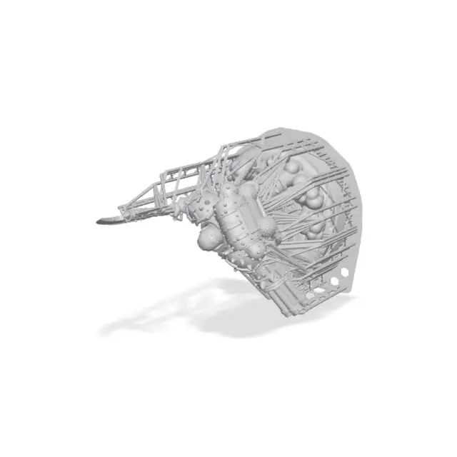 Void Knight Praetor Science Fiction Miniature — modelo 3D