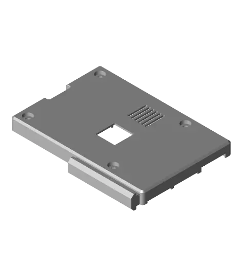 Ender 3 v2 Raspberry Pi Dual Rails Enclosure Remix - Fits Under LCD — modelo 3D
