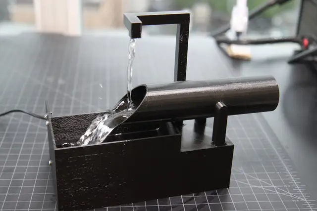 Shishi Odoshi "Deer Scarer" Japanese Water Fountain - Fully Working — modelo 3D