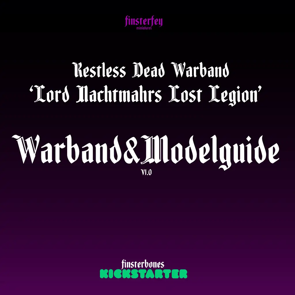 Restless Dead: Lord Nachtmahrs Lost Legion - Warband&Modelguide — modelo 3D