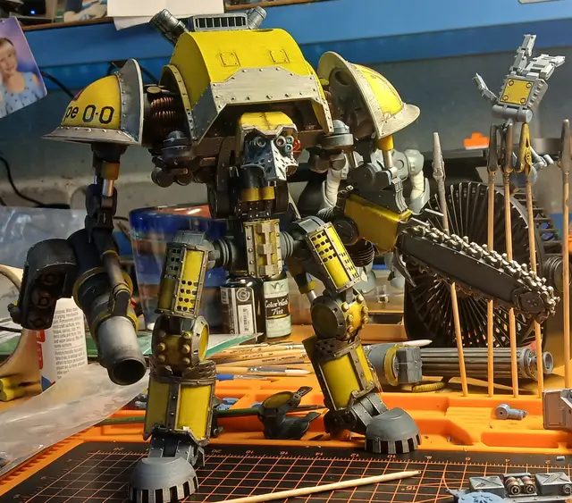 Caratacus Class Imperialist Battle Platform Mech Proxy — modelo 3D