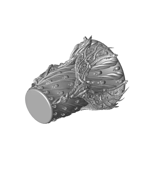The Dragon angel vase — modelo 3D